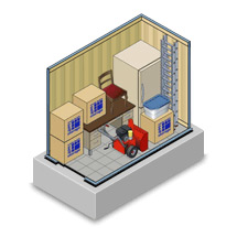5x10 Lakeland Storage Unit